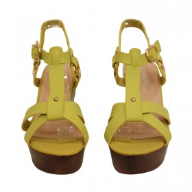 Yasnas PU Leather Casual sandals, Soft Foot Bed 